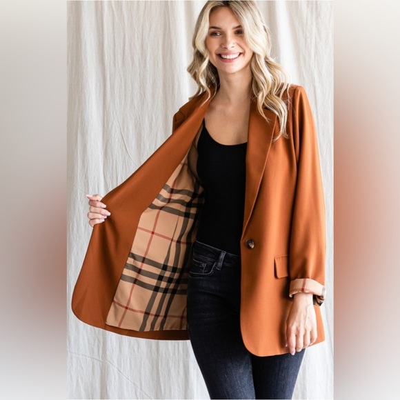 JODIFL Toffee Women’s Blazer - Picture 9 of 13